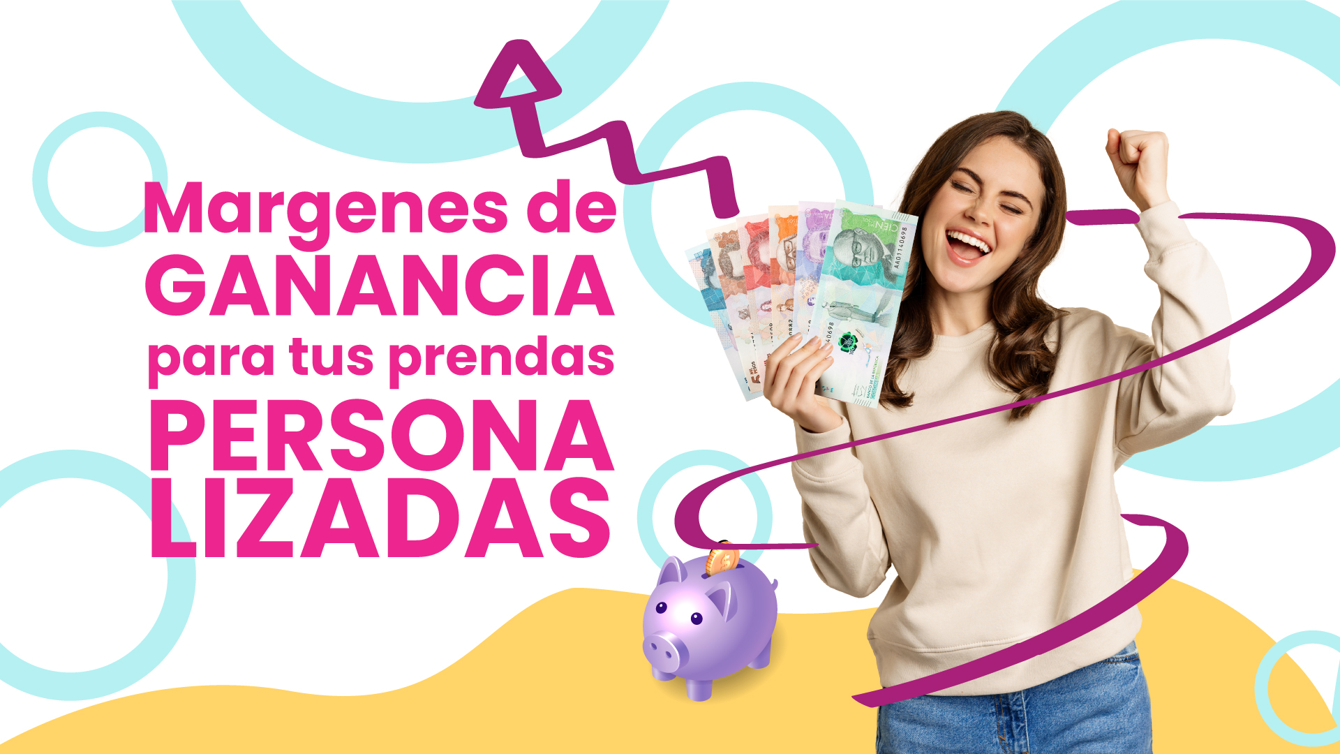 Márgenes de ganancia en ropa personalizada