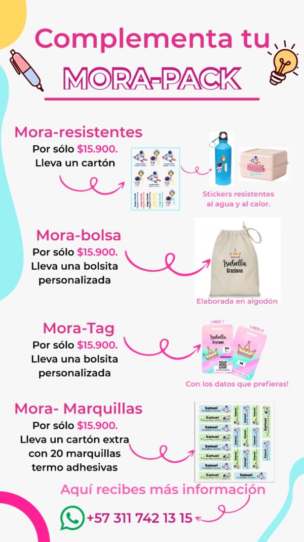 Complementos Mora Pack